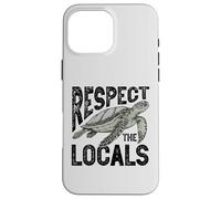 Respect The Ocean Love Turtles Save Our Oceans Case for iPhone 16 Pro Max