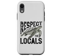 Respect The Ocean Love Turtles Save Our Oceans Case for iPhone XR