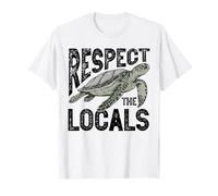 Respect The Ocean Love Turtles Save Our Oceans T-Shirt
