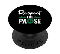 Respect The Pause - Stuttering Awareness PopSockets Adhesive PopGrip