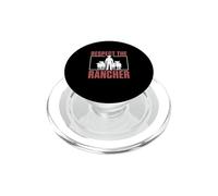 Respect The Rancher Funny Livestock Farming A Cattle Farmer PopSockets PopGrip for MagSafe