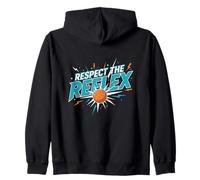 Respect The Reflex Dodgeball Speed And Reaction Zip Hoodie