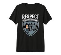 Respect The Sanitation Worker Garbage Truck Crew Premium T-Shirt