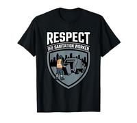 Respect The Sanitation Worker Garbage Truck Crew T-Shirt