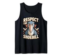 Respect the Shoebill Stork Bird Lover Tank Top