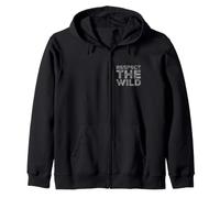 Respect The Wild I Love Our Planet - Eco Warrior Statement Zip Hoodie