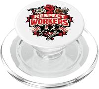 Respect Workers May Day Labour Rights Best Employee Raise PopSockets PopGrip for MagSafe