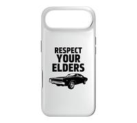 Respect Your Elders Funny Car Guy Classic Muscle Car Racer Case for iPhone Air
