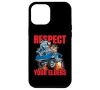 Respect Your Elders Funny Classic Car Cartoon Illustration Case for iPhone 12 Pro Max