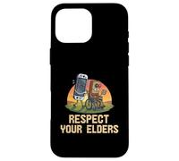 Respect Your Elders Funny Retro Gaming Video Game Men Women Case for iPhone 16 Pro Max