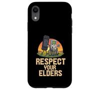 Respect Your Elders Funny Retro Gaming Video Game Men Women Case for iPhone XR