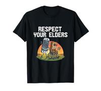 Respect Your Elders Funny Retro Gaming Video Game Men Women T-Shirt