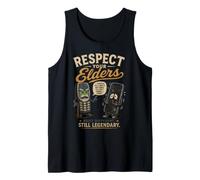 Respect Your Elders Phone Old Phone Vintage Smartphone Tank Top