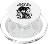 Respect Your Local Community Members Possum Opossum PopSockets PopGrip for MagSafe