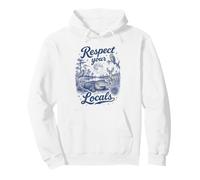 Respect Your Locals Florida Nature Moonlight Wildlife Pullover Hoodie