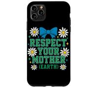 Respect Your Mom Earth Environmental Activism Retro Desig Case for iPhone 11 Pro Max