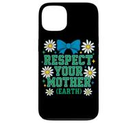 Respect Your Mom Earth Environmental Activism Retro Desig Case for iPhone 13