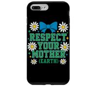 Respect Your Mom Earth Environmental Activism Retro Desig Case for iPhone 7 Plus/8 Plus