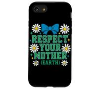 Respect Your Mom Earth Environmental Activism Retro Desig Case for iPhone SE (2020) / 7/8
