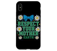Respect Your Mom Earth Environmental Activism Retro Desig Case for iPhone XS Max