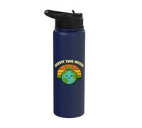 Respect Your Mother Earth Environmental Protection Eco Stainless Steel Insulated Water Bottle