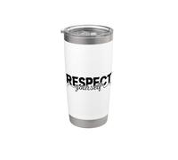 Respect Yourself. Empowering Inspiring Typography Stainless Steel Insulated Tumbler