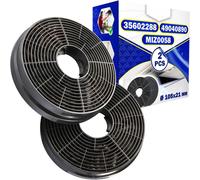Respecta MIZ0058 Carbon Filter Activated Cooker Hood Replacement Pack of 2