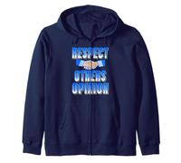 Respecting Different Opinions Matters Always Zip Hoodie