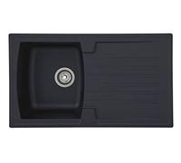 respekta Alineo100 Kitchen Sink, Black, 86 cm
