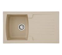 respekta Alineo100 Kitchen Sink, Sandy Beige, 86 cm