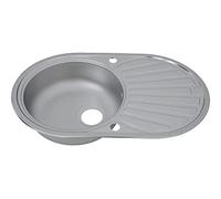 respekta Cansas 77 x 48 cm Cansas 77 x 48 cm Stainless Steel Sink