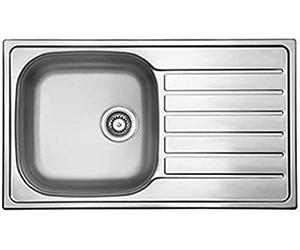 respekta Dallas Stainless Steel Built-in Sink 86 x 50 cm