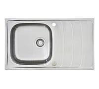 respekta Miami Stainless Steel Built-in Sink 86 x 50 cm