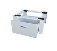 respekta WAERHOEHUNGSCHUB Washing Machine Riser with Drawer, Steel