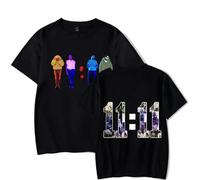 Respeto Chris Brown THE 11:11 TOUR T-shirt Rapper Concerts Merch Unisex Casual Fashion Short Sleeve Tee Streetwear XS-3XL-Black||L