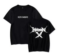 Respeto Cotton T-Shirt Ken Carson Merchandise T-Shirt Short Sleeve Men Women Rapper Fashion Short Sleeve T-Shirt XS-3XL-Black||S