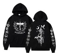 Respeto Double Sided Hoodie Fourth Wings Men Women Fashion Gothic Y2k Sweatshirt Casual Pullover Hoodies Streetwear XS-3XL-Black||M