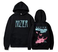 Respeto Hoodie Hozier Unreal Unearth Print Hoodie Men Women Hooded Sweatshirt Loog Sleeve XS-3XL-Black||M