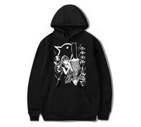 Respeto Hoodie Oyasumi Goodnight PunPun Hoodie Women's Sweatshirt Men's Long Sleeve Fashion Pullover Clothing Sweatshirt Hoodie XS-3XL-Black||S