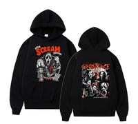 Respeto Hoodies Scr-ea-m VI Ghost-face Men's Fashion Hoodies Women's Sweatshirts Men's Hoodies Halloween Sweatshirts Boys Jackets Men's XS-3XL-Black||M