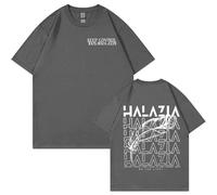 Respeto Men's and Women's T-Shirts at-EE-Z Double-Sided Graphic T-Shirts Fashion Hip-hop Cotton Short-Sleeved Casual Comfortable Loose Cotton Sports Tops XS-3XL-Grey||3X_l