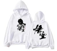 Respeto Men's Hoodies Black Myth Wukong Printed Hoodies Gaming 3A Long Sleeve Pullovers Tops Sweatshirts Fan Tops XS-3XL-White||M