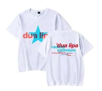 Respeto Men's T-shirt Dua Lipa Merch T-shirt Tee Fashion Men's and Women's T-shirt Sweatshirt Summer Casual Short Sleeve T-shirt XS-3XL-White||S