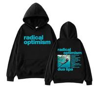 Respeto Rapper Hoodies Dua-Lipa Printed Hoodies Long Sleeve Polyester Cotton Hip Hop Pullover Tops Sweatshirts for Men and Women XS-3XL-Black||XS