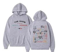 Respeto Singer Niall Horan The Show Print Hoodie Men's Women's Fashion Y2k Style Sweatshirts Harajuku Hip Hop Pullovers XS-3XL-Grey||XL