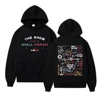 Respeto Singer Niall Horan The Show Print Hoodie Men's Women's Fashion Y2k Style Sweatshirts Harajuku Hip Hop Pullovers XS-3XL-Black||XS
