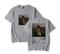 Respeto T-shirt Cotton Song Madison Beer Album Merchandise Printed T-Shirt Unisex Fashion Funny Casual Streetwear Men's Women's T-Shirt XS-3XL-Grey||S
