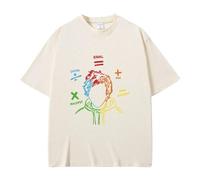 Respeto T-shirt Ed Sheeran Cotton Casual Short Sleeve T-shirt Vintage Hip Hop T-shirt Oversized Streetwear Unisex Crew Neck Loose T-shirt XS-3XL-Khaki||3XL