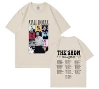 Respeto T-Shirt Nia-ll Horan Printed T-Shirt Fashionable Harajuku O-Neck Short-Sleeved Shirt for Men and Women Fan Gift XS-3XL-Khaki||XL