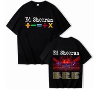 Respeto T-Shirts Ed Sheeran T-Shirts Unisex Pop Music T-Shirts Vintage Hip Hop T-Shirts Oversized Streetwear Unisex Crew Neck Loose T-Shirts XS-3XL-Black||S